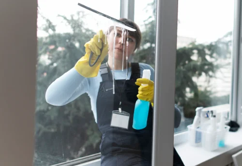 Nettoyage de vitres intérieures et extérieures à Mersuay